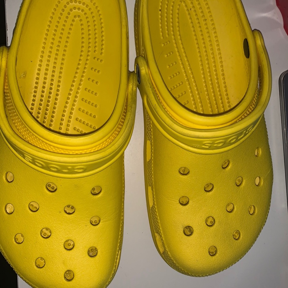 Yellow Crocs